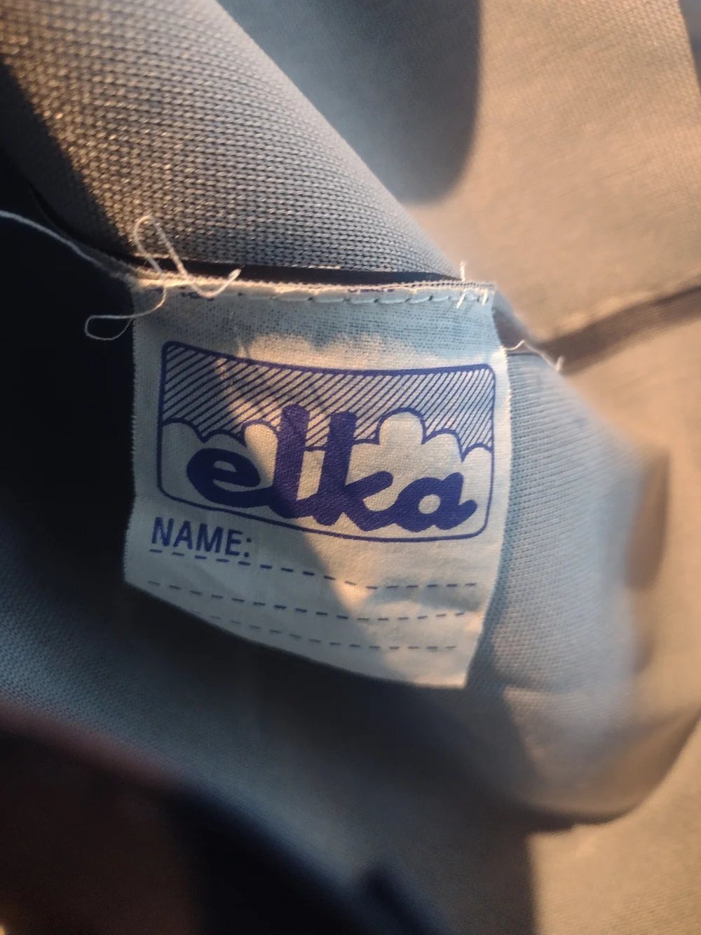 Elka Two-Tone Navy and White Hooded Jacket